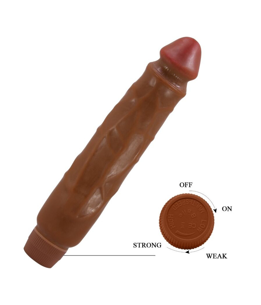 BAILE - JACK VIBRATORE REALISTICO 26 CM MULATTO