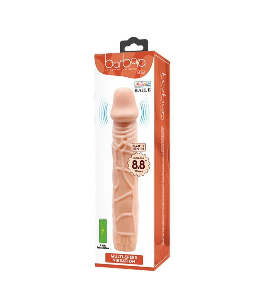 BAILE - BOB VIBRADOR REALÍSTICO 22.5 CM NATURAL