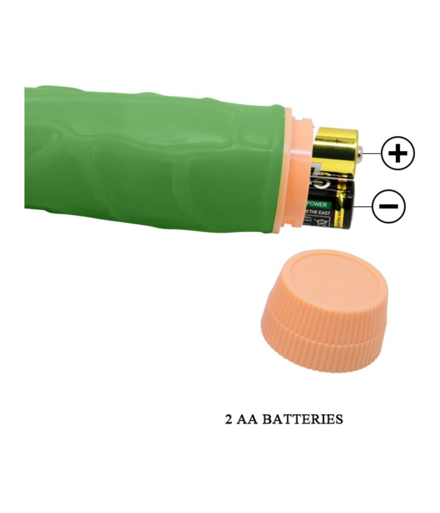 BAILE - BILL VIBRADOR REALÍSTICO 22.5 CM VERDE