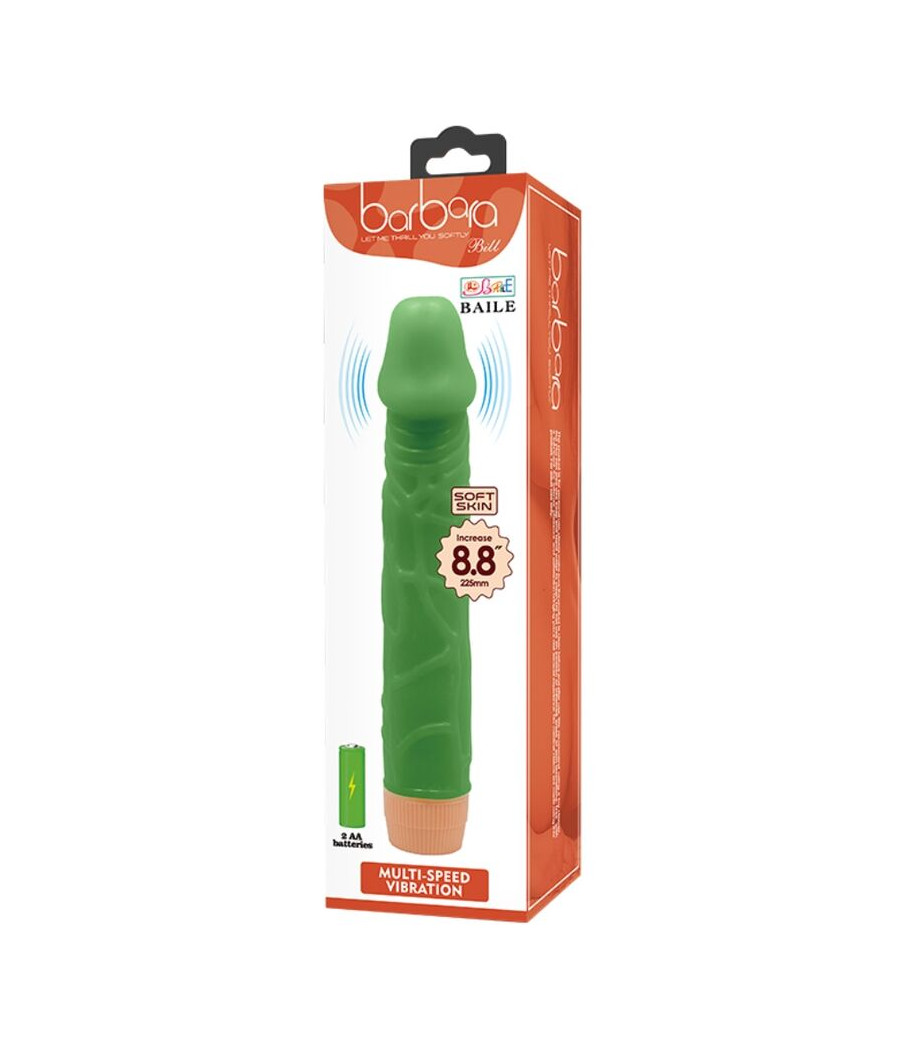 BAILE - BILL REALISTIC VIBRATOR 22.5 CM GREEN