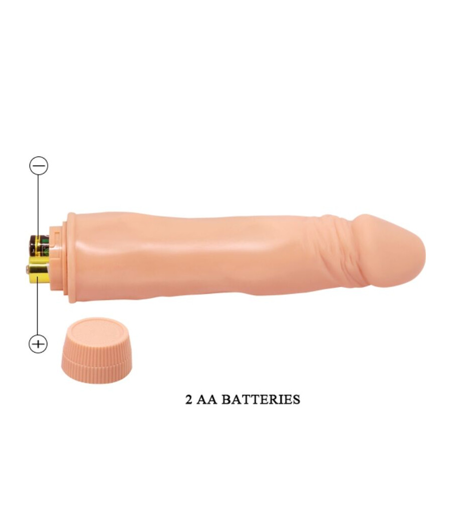 BAILE - DWARF VIBRADOR REALÍSTICO 21 CM NATURAL