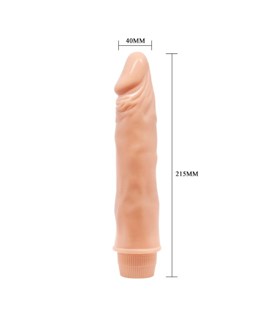 BAILE - DWARF VIBRADOR REALÍSTICO 21 CM NATURAL