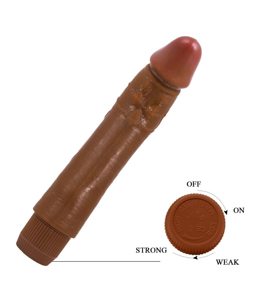 BAILE - VIBRATEUR RÉALISTE DYBBUK 24 CM MULÂTRE