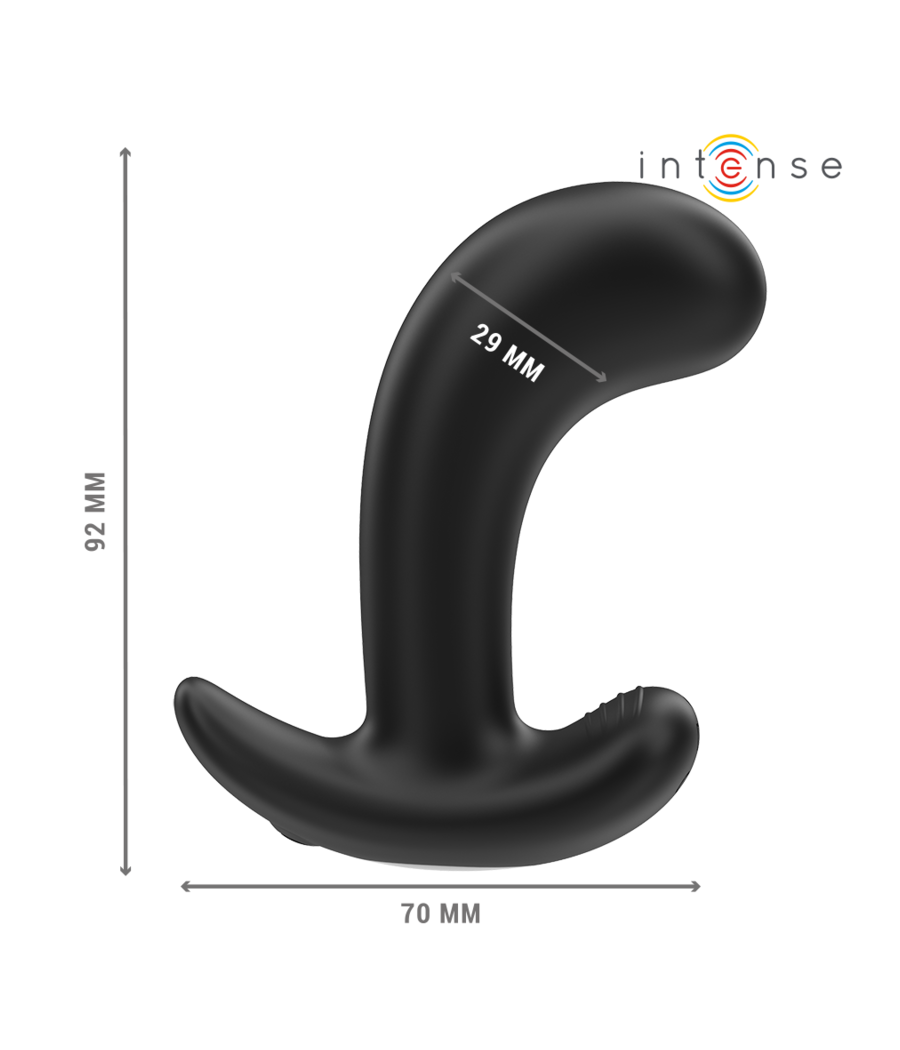 INTENSE - CHANDLER ANAL PLUG 10 VIBRATIONEN SCHWARZ FERNBEDIENUNG