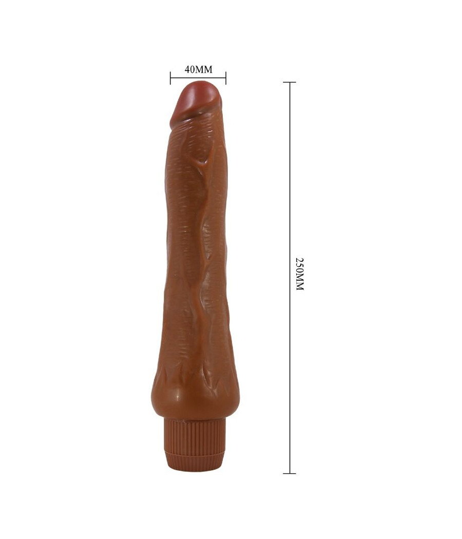 BAILE - VIBRADOR REALISTA DRYAD 25 CM MULATO