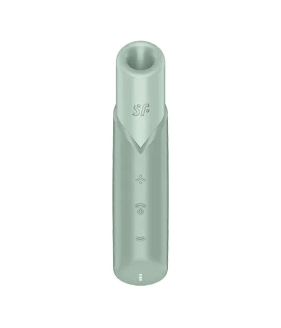 SATISFYER - NAUGHTY KISS ESTIMULADOR CLÍTORIS POR ONDAS VERDE AGUA