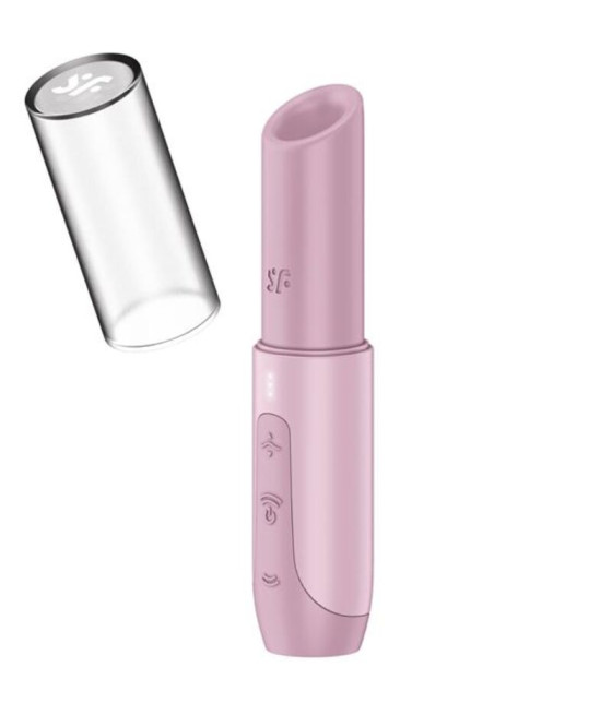 SATISFYER - STIMULATEUR DE CLITORIS SECRET KISS WAVE ROSE