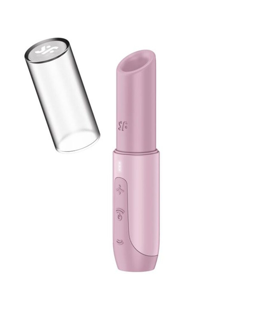 SATISFYER - SECRET KISS WAVE CLITORIS STIMULATOR PINK
