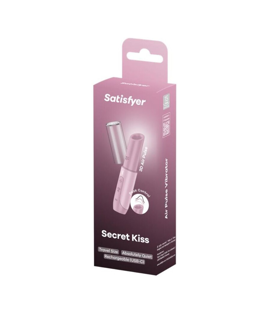 SATISFYER - SECRET KISS WAVE STIMOLATORE CLITORIDEO ROSA