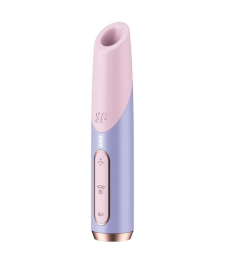 SATISFYER - STIMOLATORE CLITORIDEO BOLD KISS WAVE ROSA / VIOLA