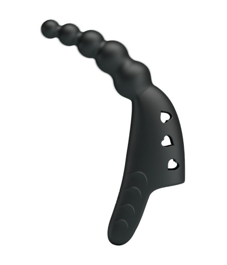 PRETTY LOVE - JORDIN FINGERVIBRATOR 10 VIBRATIONEN SCHWARZ