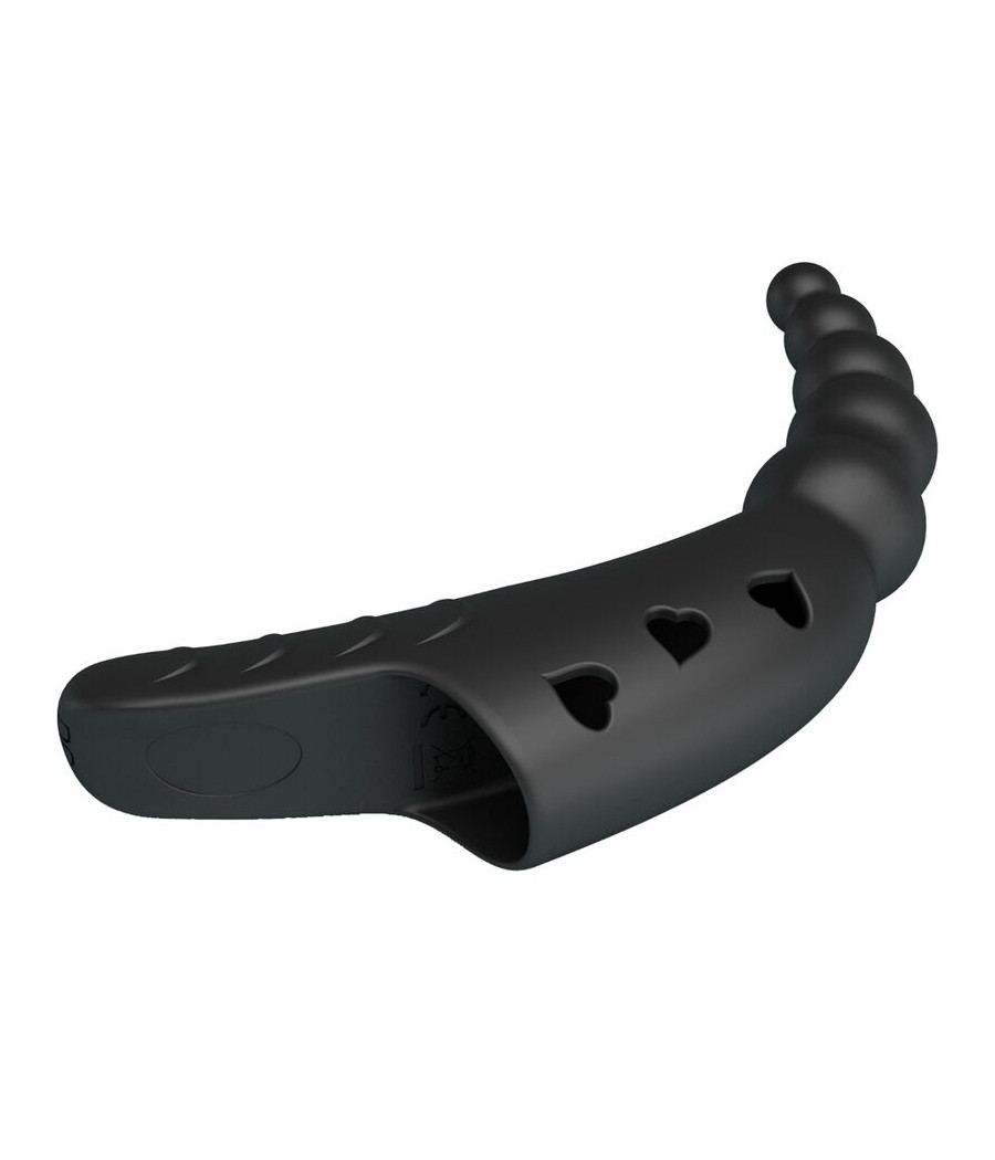 PRETTY LOVE - JORDIN FINGER VIBRATOR 10 VIBRATIONS BLACK