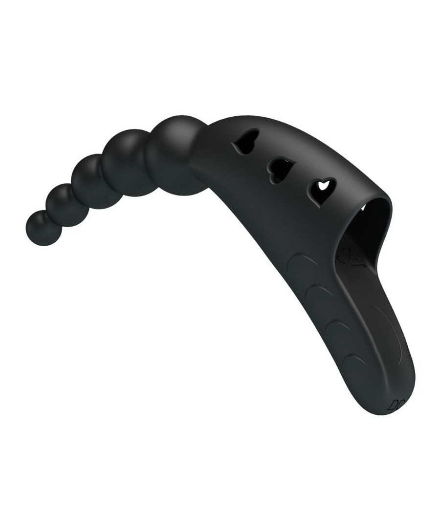 PRETTY LOVE - VIBRATORE DA DITA JORDIN 10 VIBRAZIONI NERO