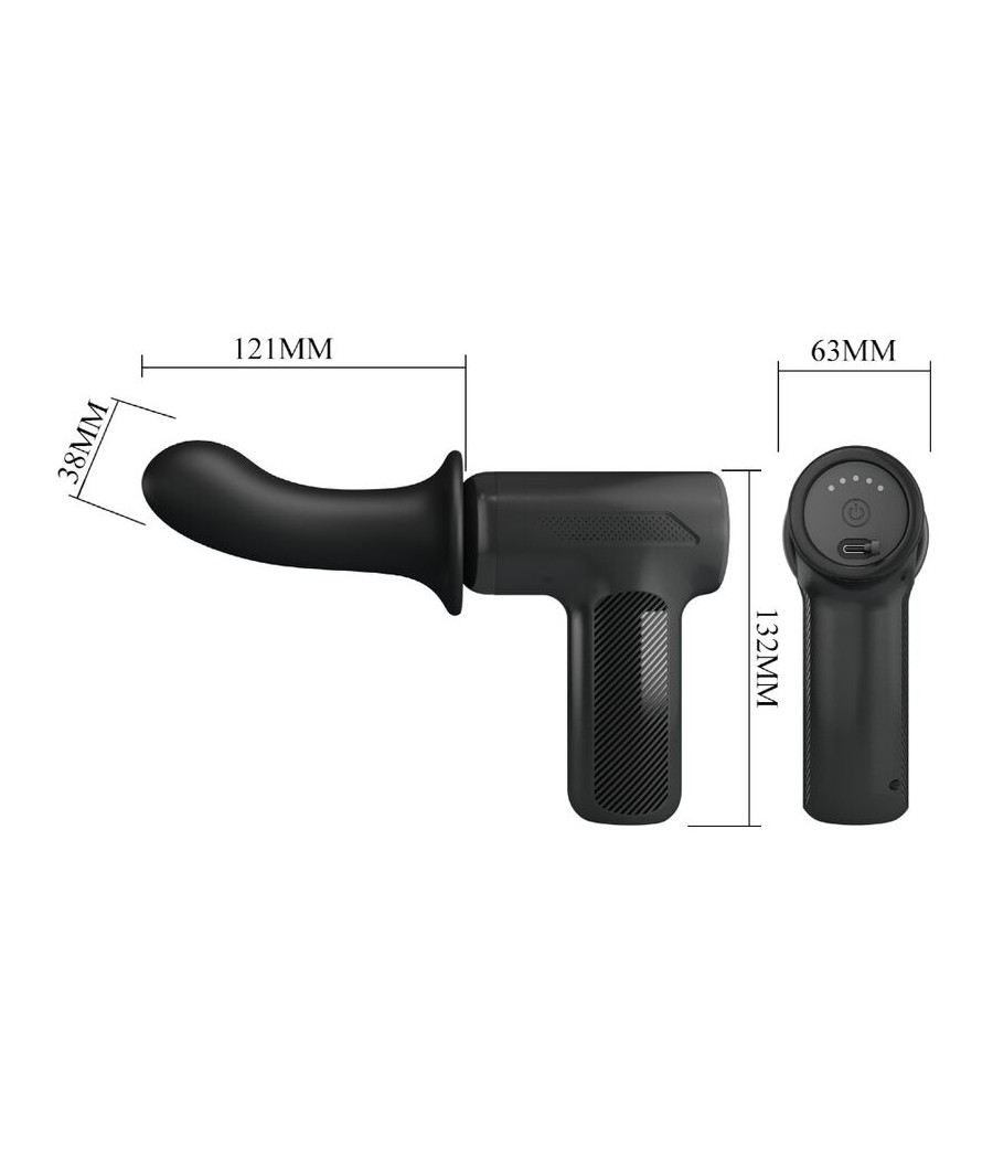 PRETTY LOVE - DJ DOCTOR MASSAGER 5 EINSTELLUNGEN SCHWARZ