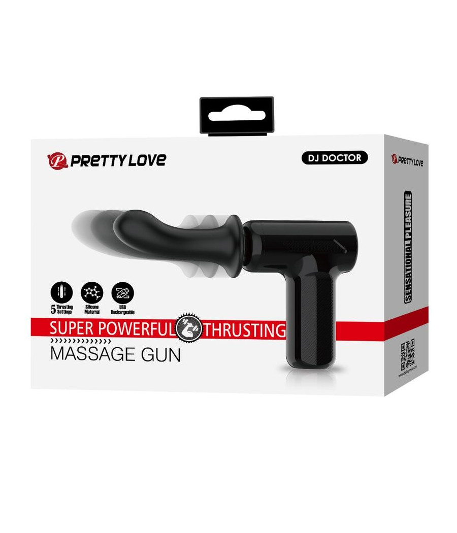 PRETTY LOVE - DJ DOCTOR MASSAGER 5 SETTINGS BLACK