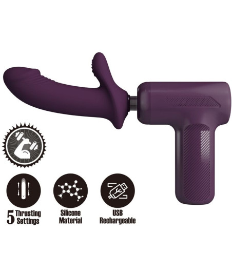 PRETTY LOVE - DJ SCHOLAR MASSAGER 5 CONFIGURAÇÕES ROXO