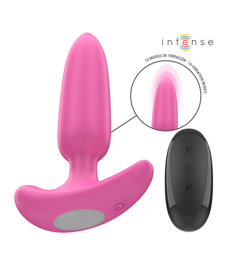 INTENSE - ROSS ANAL PLUG 10 VIBRATIONS ROSE TÉLÉCOMMANDE