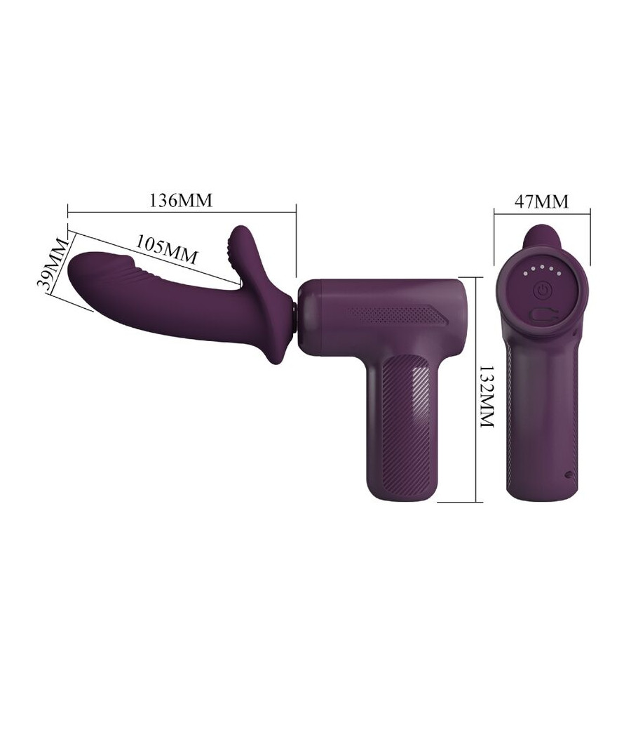 PRETTY LOVE - DJ SCHOLAR MASSAGER 5 CONFIGURAÇÕES ROXO