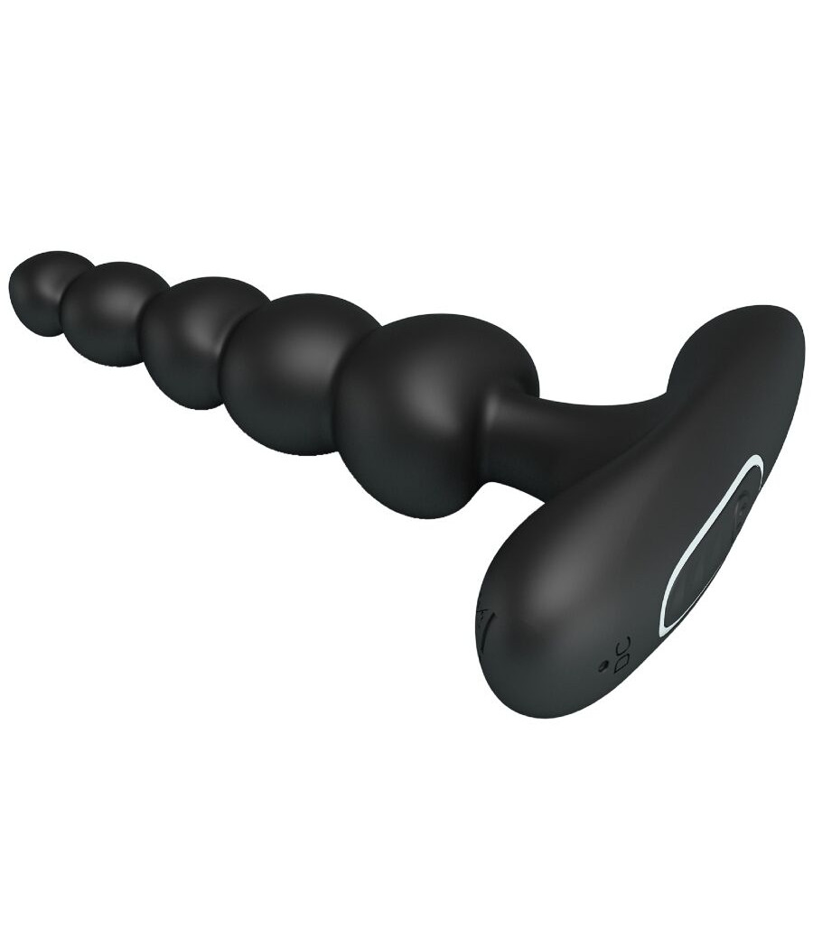PRETTY LOVE - VIBRADOR ANAL CORBAN 10 VIBRAÇÕES PRETO