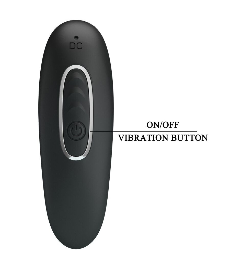 PRETTY LOVE - CORBAN ANAL VIBRATOR 10 VIBRATIONS BLACK