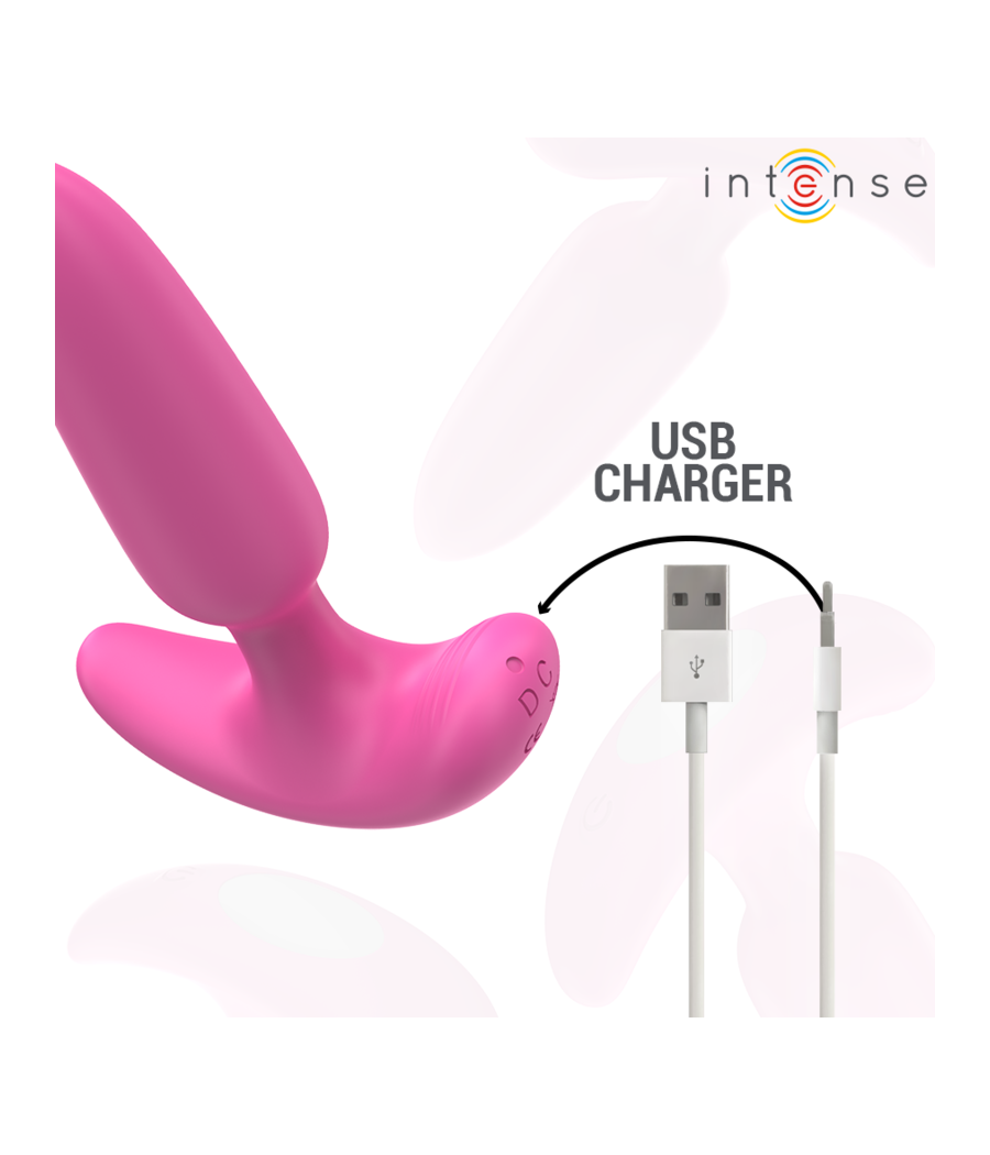 INTENSE - ROSS ANAL PLUG 10 VIBRATIONEN ROSA FERNBEDIENUNG