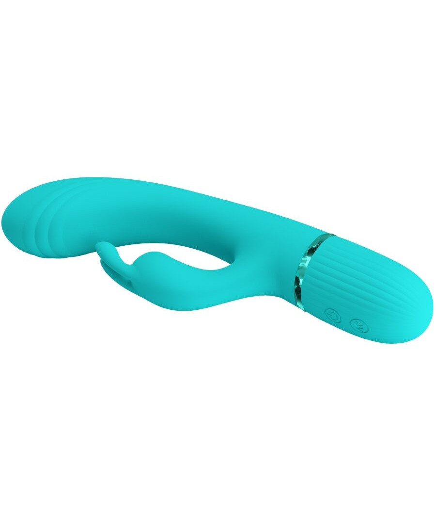 PRETTY LOVE - SCOCCO VIBRADOR COELHO TURQUESA