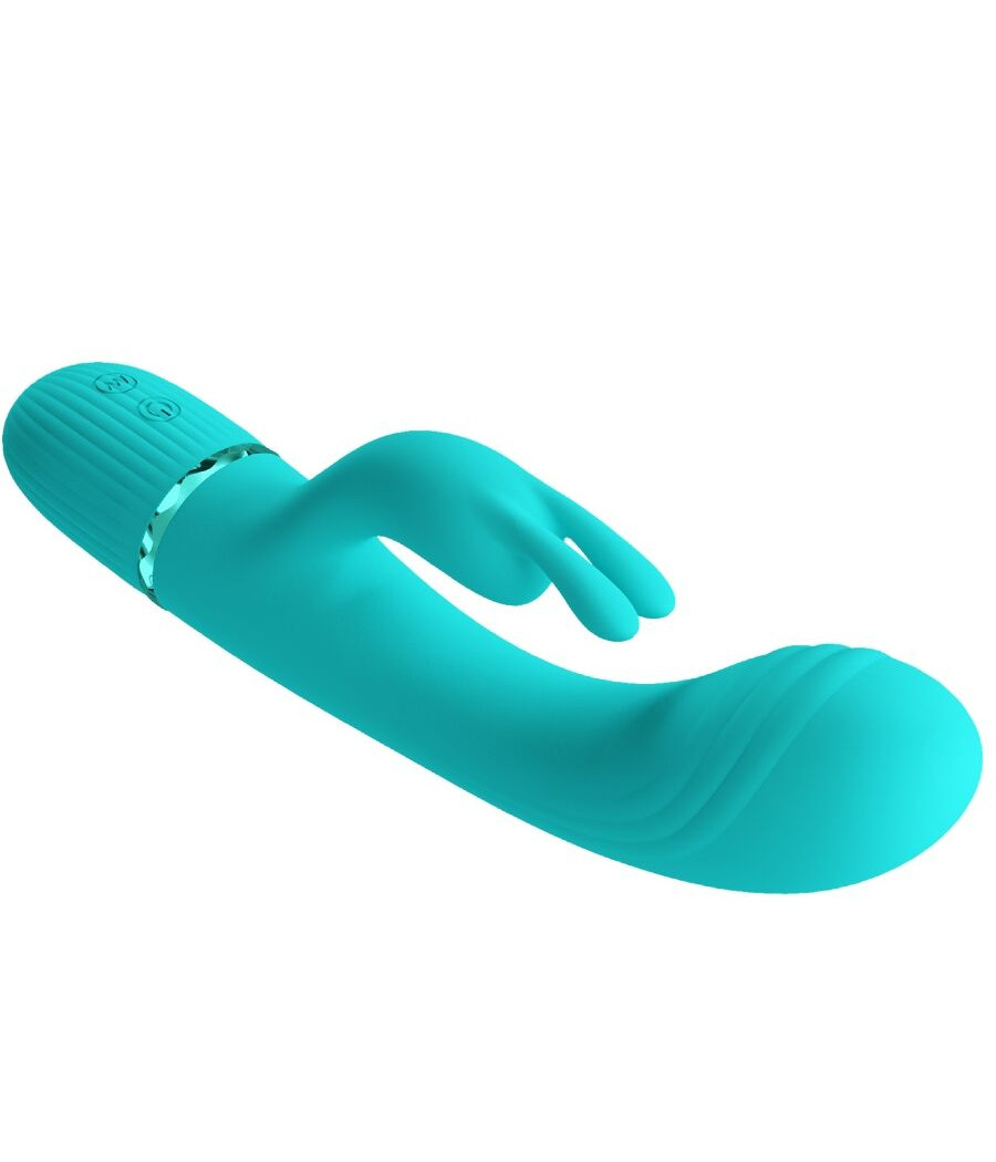 PRETTY LOVE - SCOCCO VIBRADOR COELHO TURQUESA