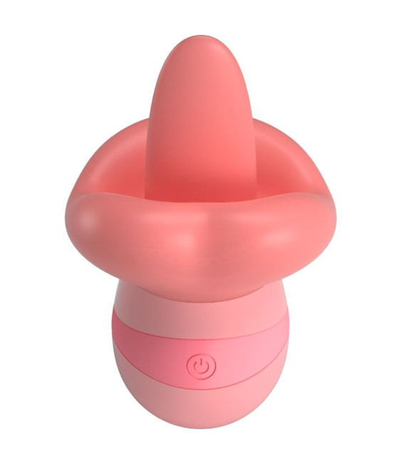 PRETTY LOVE - ESTIMULADOR DE CLITÓRIS KYLEE TONGUE 10 VIBRAÇÕES ROSA NUDE