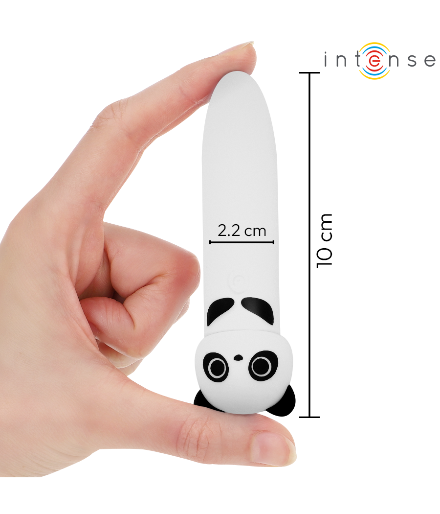 INTENSO - POH PANDA VIBRATING BULLET USB RECARREGÁVEL 10 X 2,2 CM