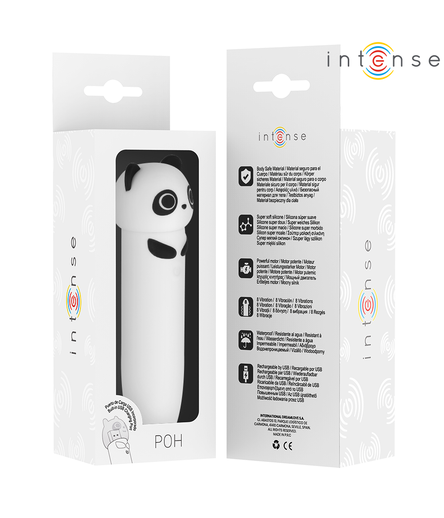INTENSE - POH PANDA BULLET VIBRANT RECHARGEABLE USB 10 X 2,2 CM