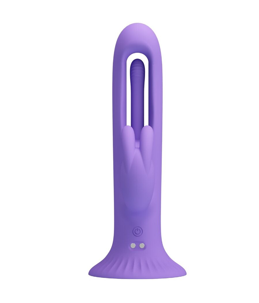 PRETTY LOVE - KILLMOULIS RABBIT VIBRATOR 12 VIBRATION MODES PURPLE