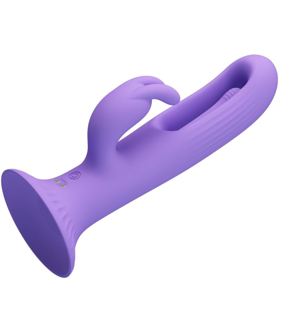 PRETTY LOVE - VIBRATEUR LAPIN KILLMOULIS 12 MODES DE VIBRATION VIOLET