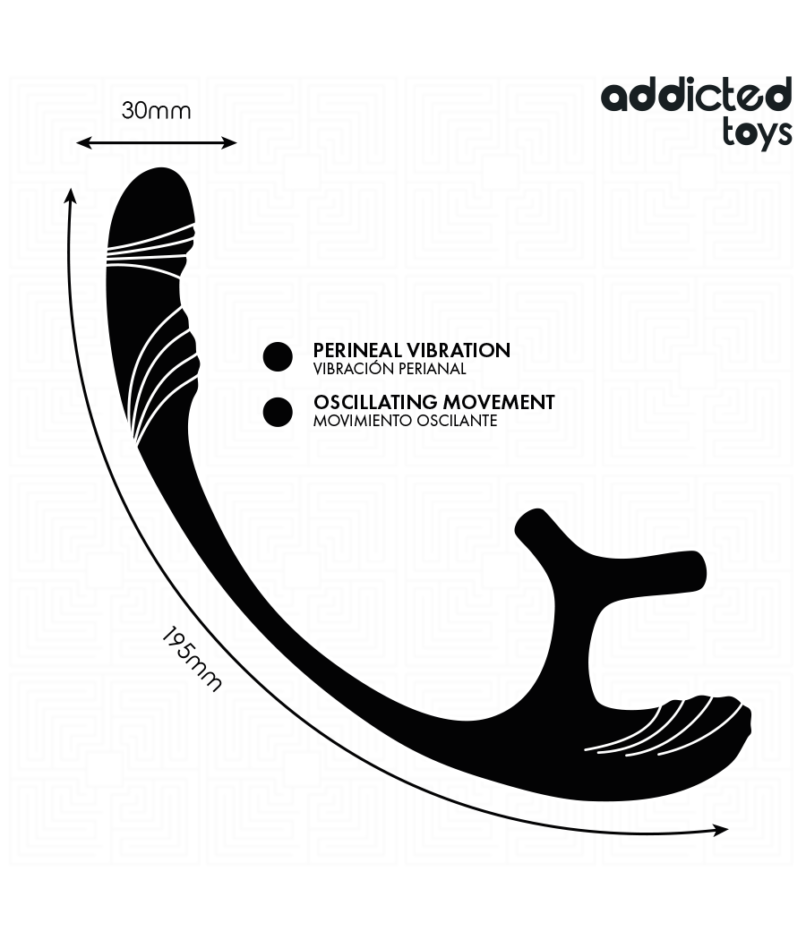 ADDICTED TOYS – ANALPLUG MIT VIBRATION, 360°-WELLUNG UND HODENSTIMULATOR
