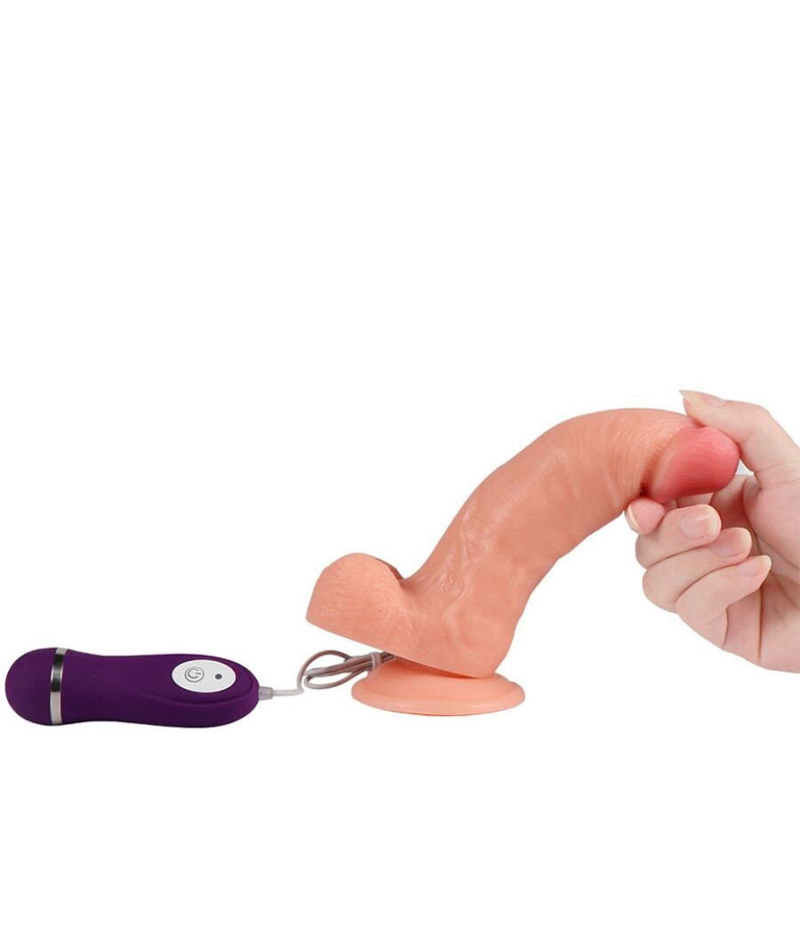 SHEQU - IRON DRAGON VIBRATOR DILDO WITH REMOTE CONTROL 17.5 CM