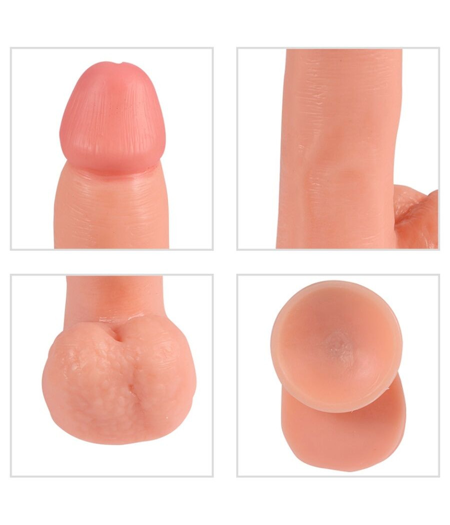 SHEQU - PHANTOM VIBRATING DILDO WITH REMOTE CONTROL 20 CM