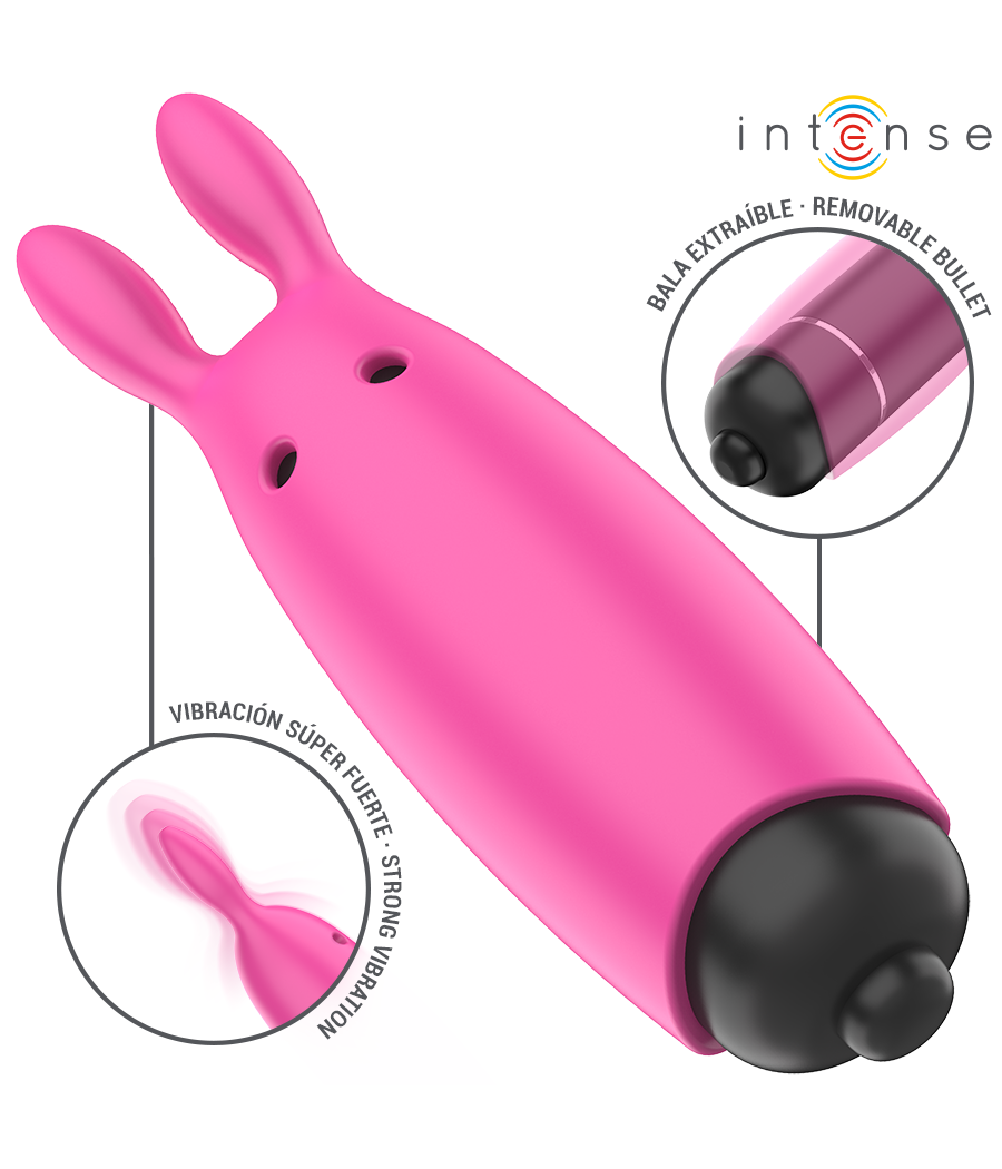 INTENSE - HOPPER PINK VIBRATING BULLET 8.3 X 2.4 CM