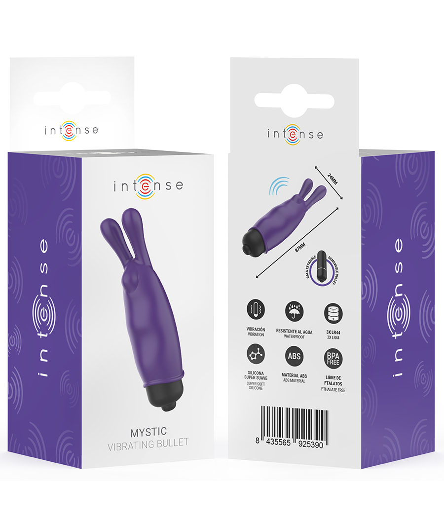 INTENSE - MYSTIC PURPLE VIBRATING BULLET 8.7 X 2.4 CM
