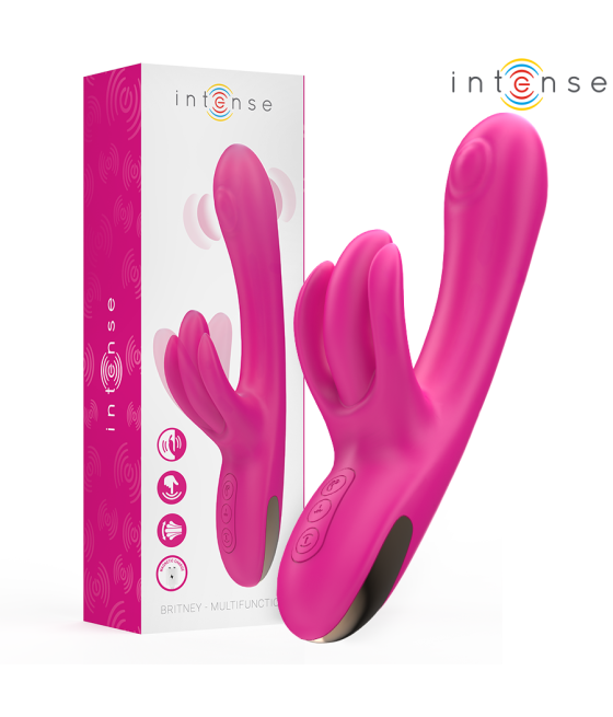 INTENSE - BRITNEY MULTIFUNKTIONS-RABBIT-VIBRATOR 23 CM ROSA