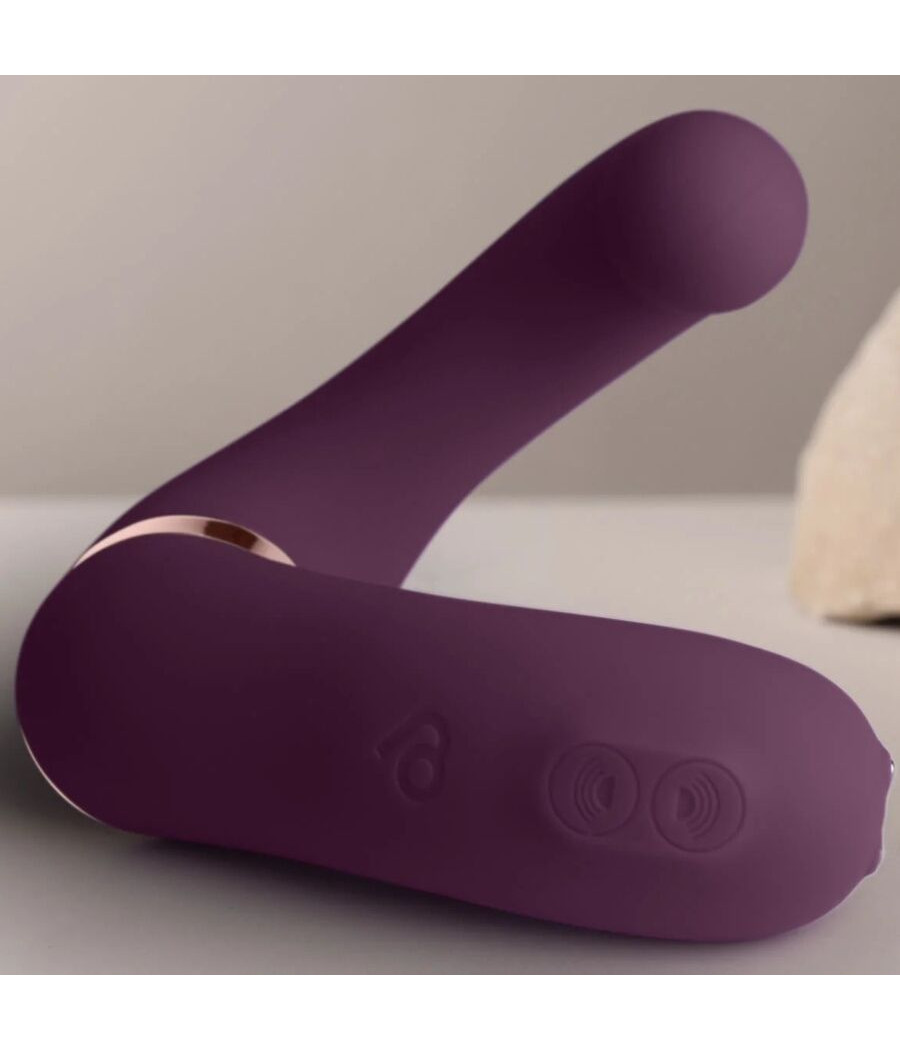 ROCKS-OFF - GEMINI DUAL VIBRATOR G-SPOT KLITORIS STIMULATOR LILA