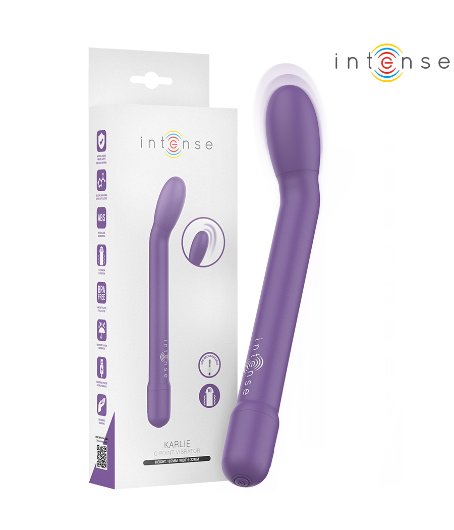 INTENSE - KARLIE ESTIMULADOR PUNTO-G RECARGABLE MORADO