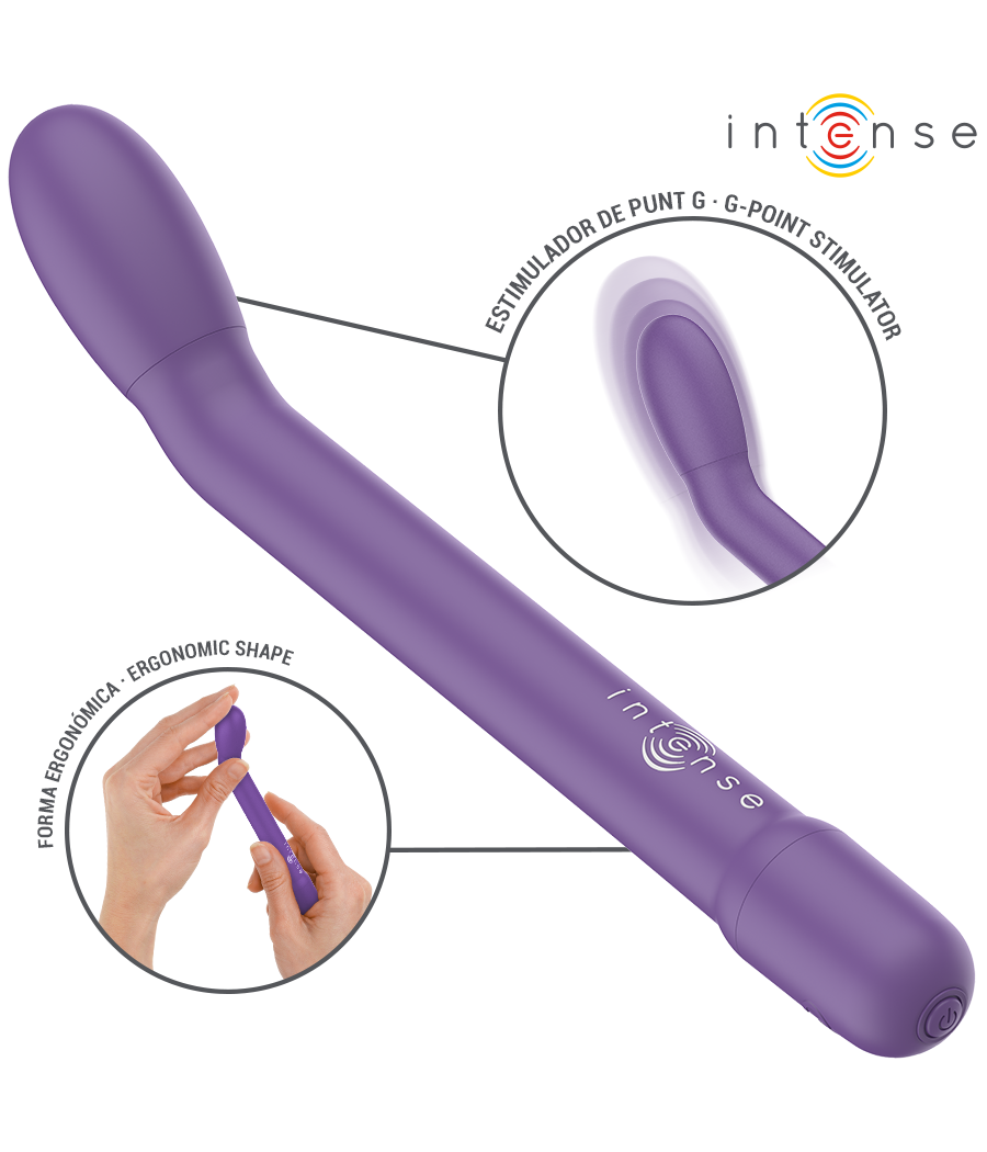 INTENSE - KARLIE ESTIMULADOR PUNTO-G RECARGABLE MORADO