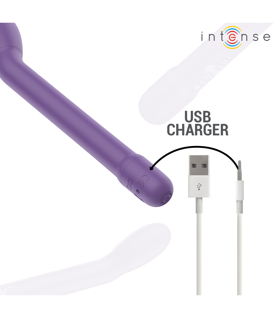 INTENSE - KARLIE ESTIMULADOR PUNTO-G RECARGABLE MORADO