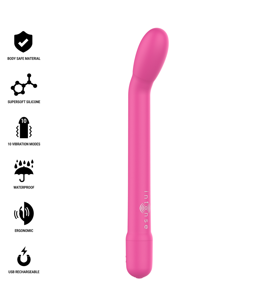 INTENSE - ESTIMULADOR DE PONTO G RECARREGÁVEL KARLIE ROSA