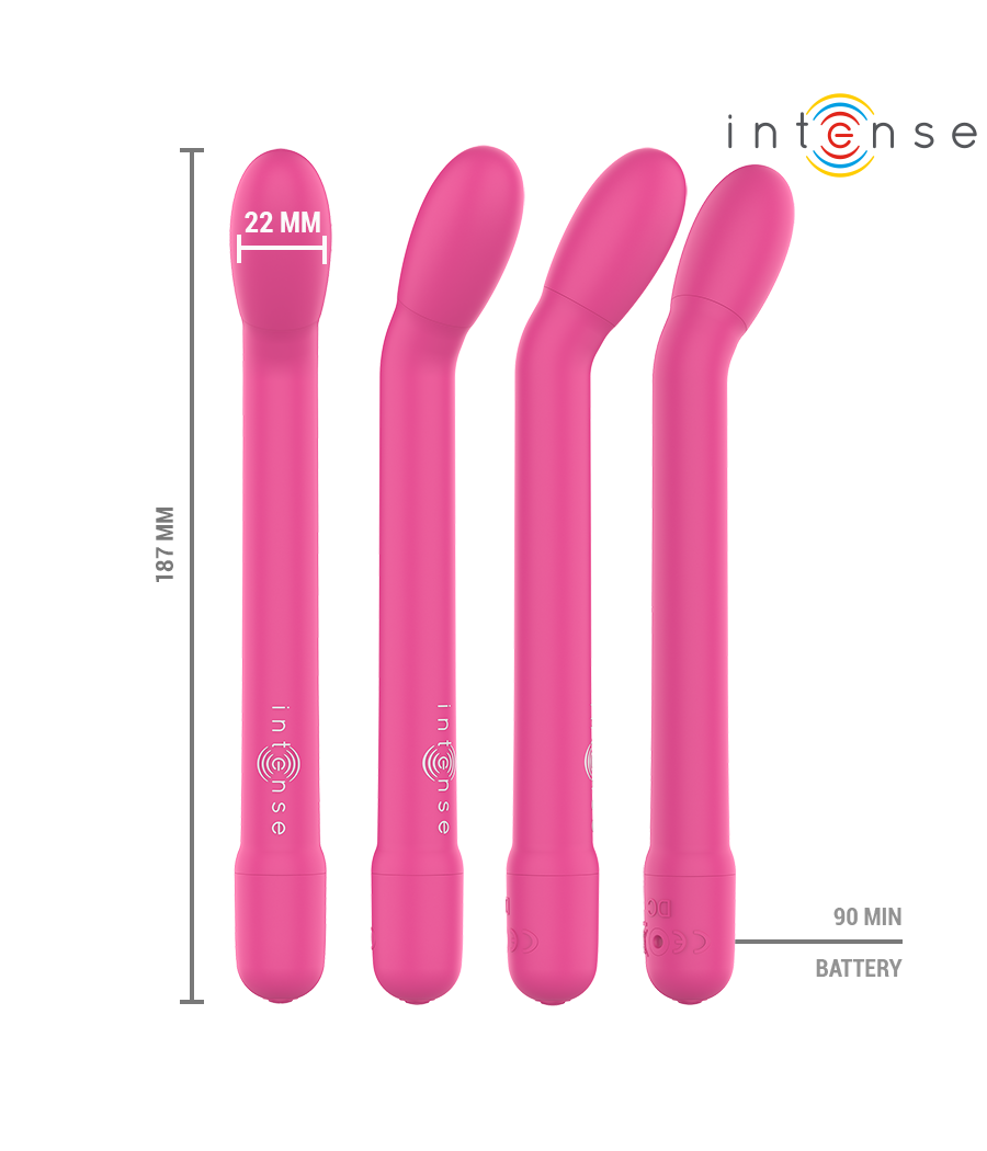 INTENSE - ESTIMULADOR DE PONTO G RECARREGÁVEL KARLIE ROSA