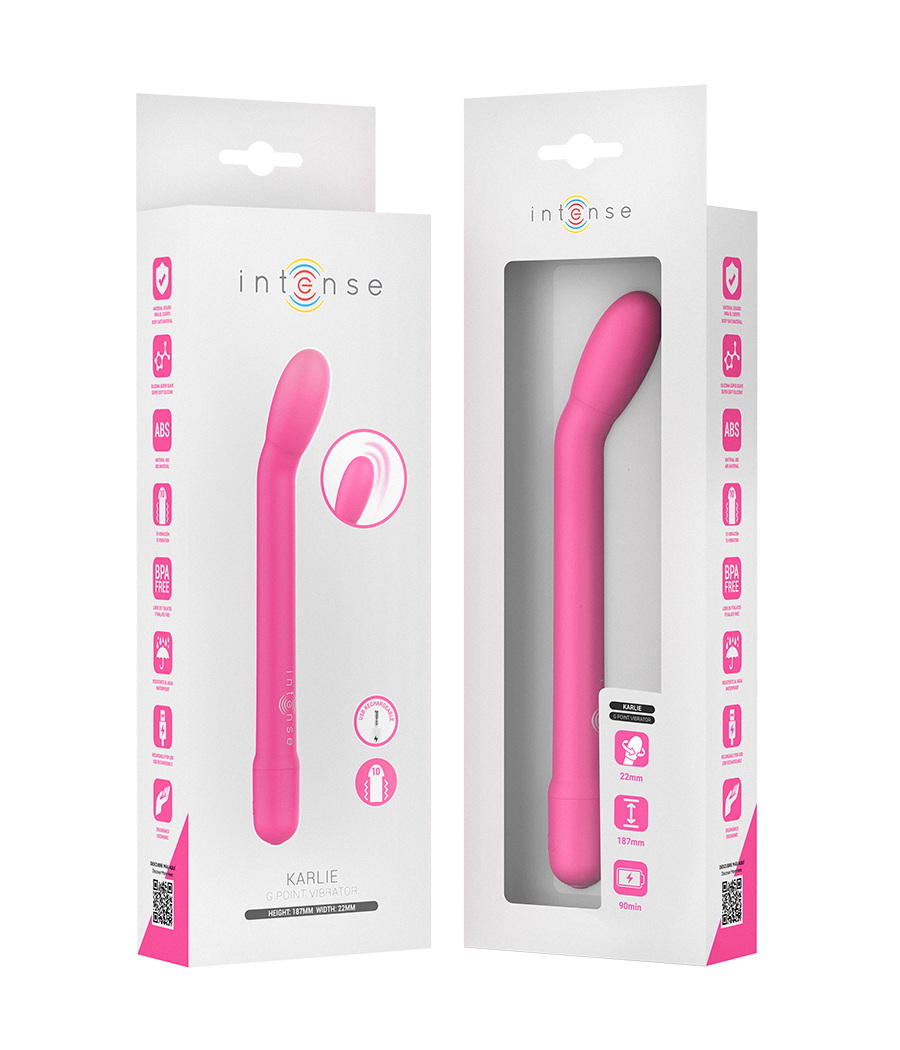 INTENSE - KARLIE RECHARGEABLE G-SPOT STIMULATOR PINK