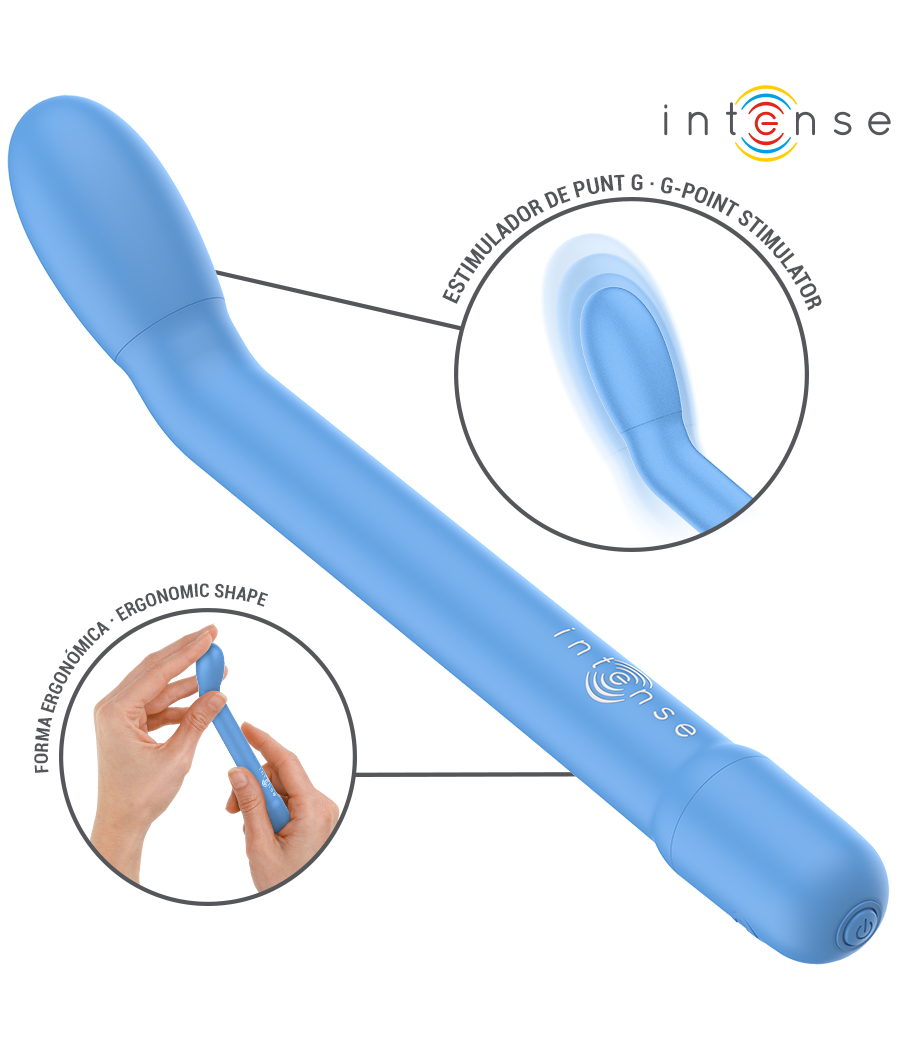 INTENSE - KARLIE RECHARGEABLE G-SPOT STIMULATOR BLUE