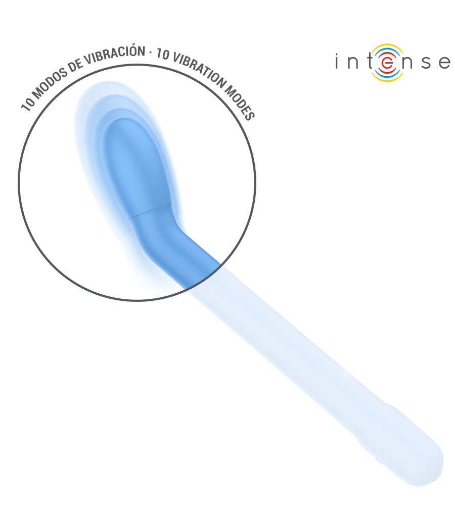 INTENSE - KARLIE ESTIMULADOR PUNTO-G RECARGABLE AZUL