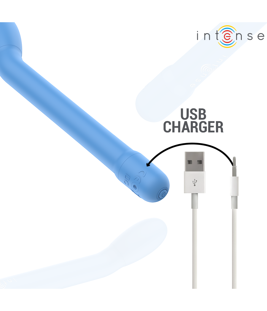 INTENSE - KARLIE WIEDERAUFLADBARER G-PUNKT-STIMULATOR BLAU