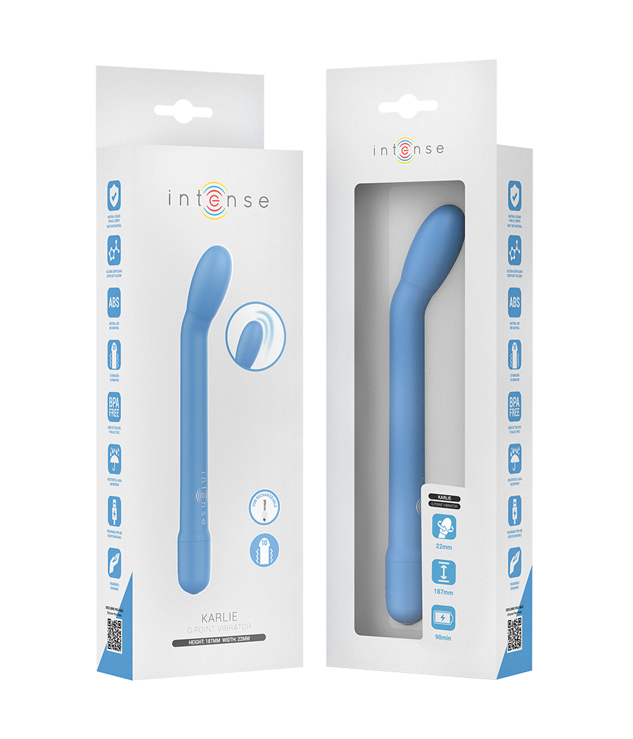 INTENSE - KARLIE RECHARGEABLE G-SPOT STIMULATOR BLUE