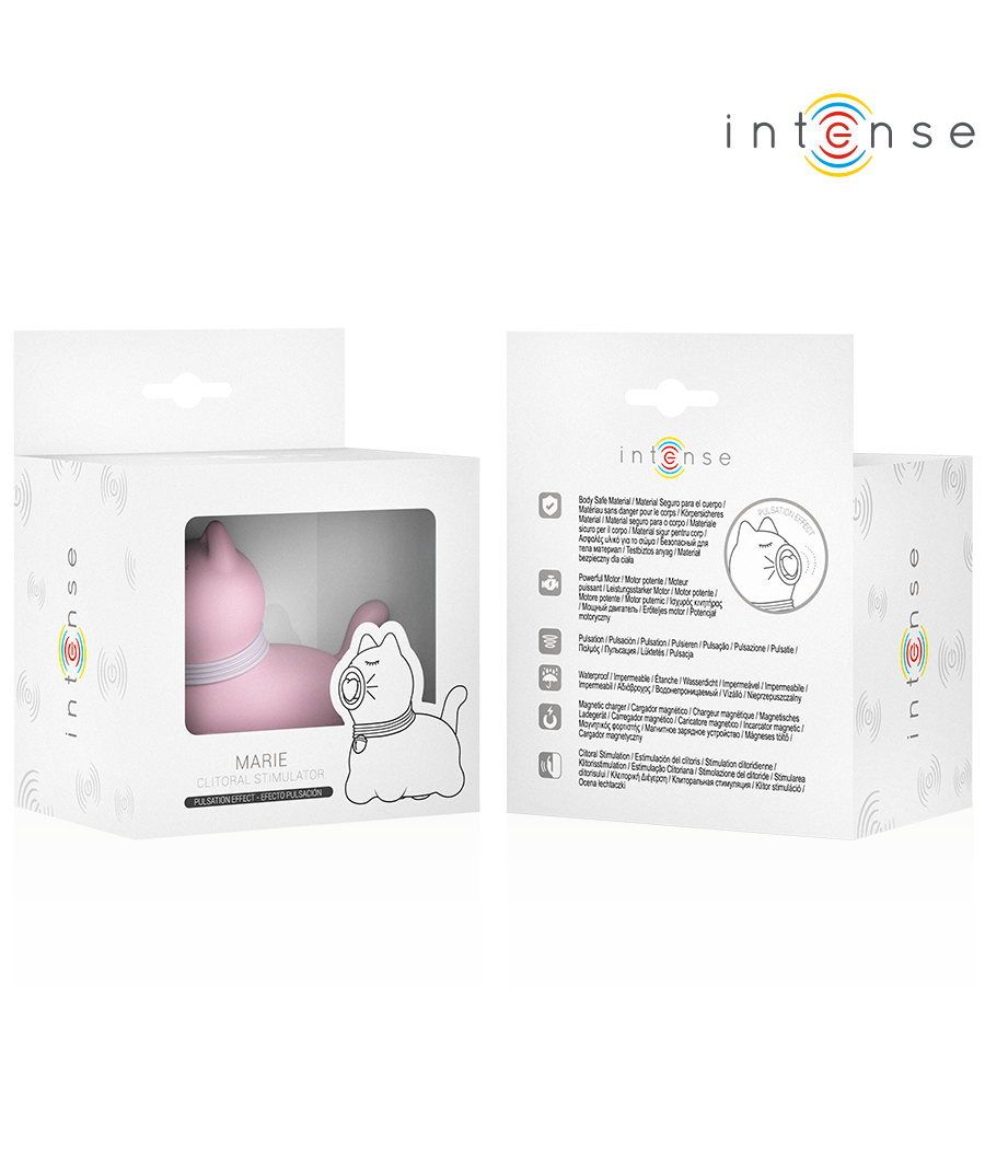 INTENSE - STIMULATEUR DE LANGUE EFFET PULSATION MARIE PINK